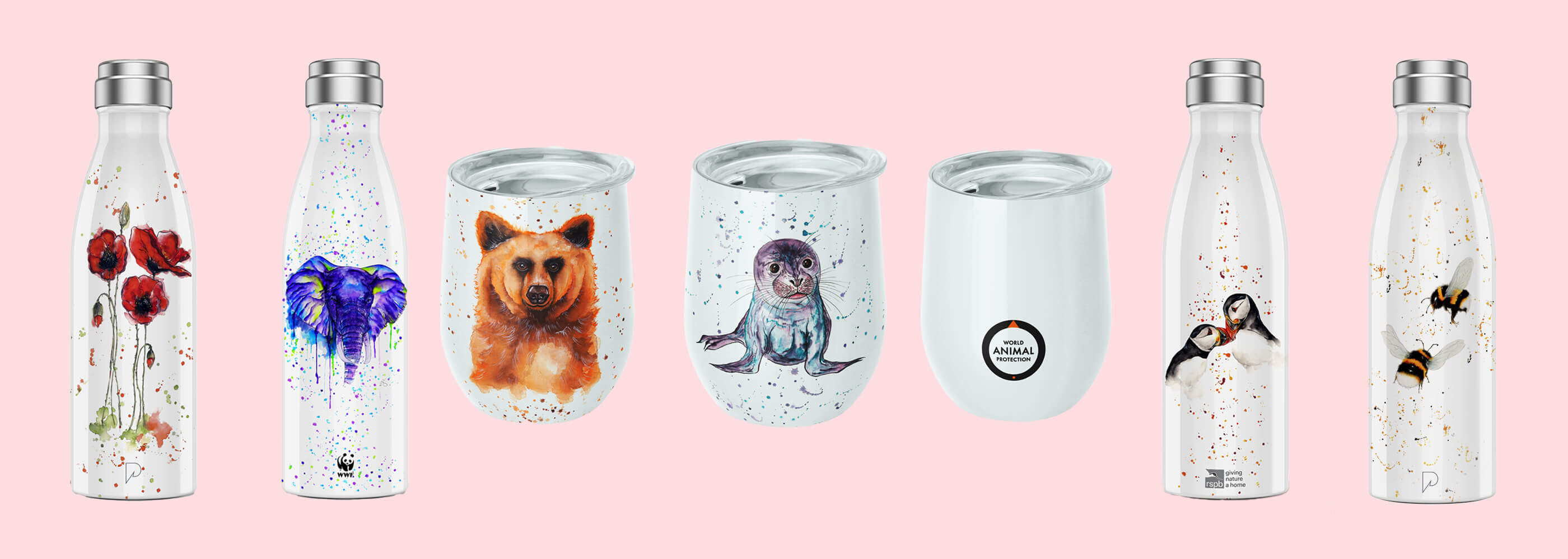 bottle and tumbler collection