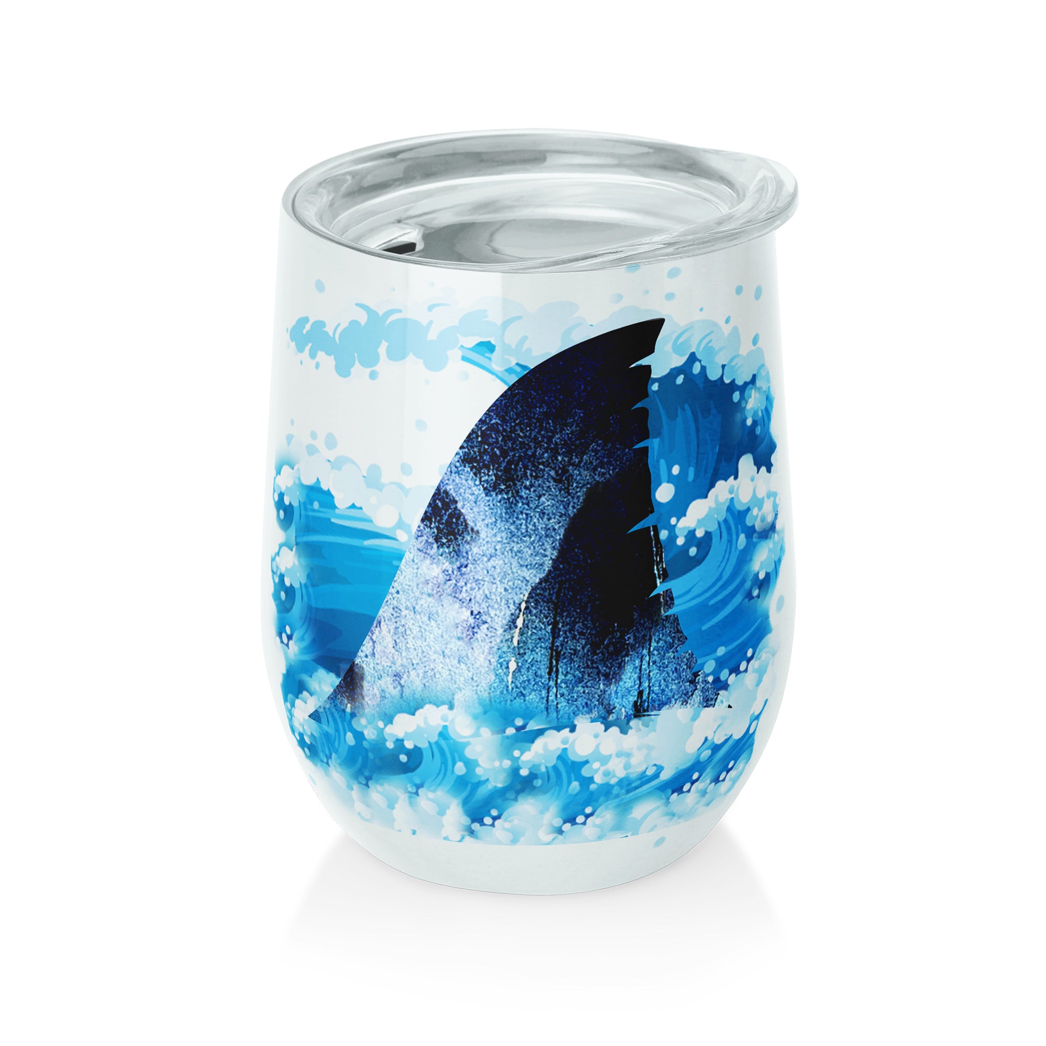 Shark Fin in Waves - PURE TUMBLER