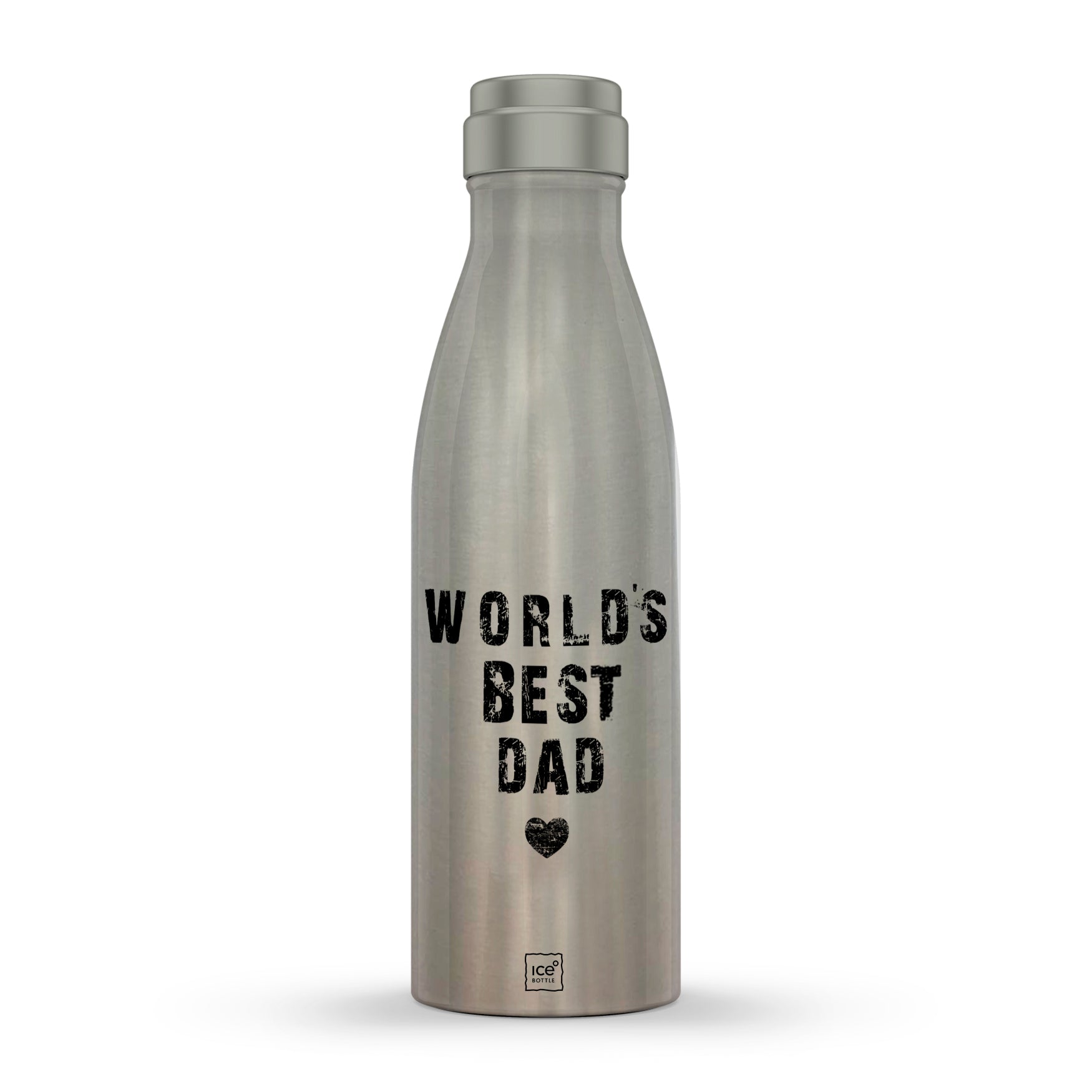 ICE° Bottle - Worlds Best Dad - Stainless Steel Water Bottle